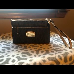 Brown Michael Kors clutch